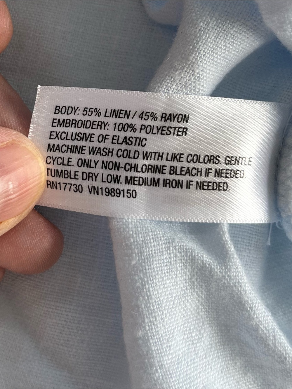 A New Day XL Linen & Cotton Cropped Top - Picture 8 of 8